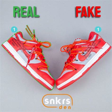 real shoes vs fake shoes